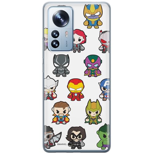 ERT GROUP etui na telefon Xiaomi 12 PRO, case oryginalny i oficjalnie licencjonowany przez Marvel, wzór Avengers 025, optymalnie dopasowane, plecki z TPU