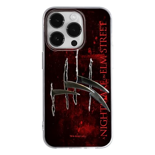 ERT GROUP etui na telefon Iphone 14 PRO, case oryginalny i oficjalnie licencjonowany przez Horror, wzór Nightmare of Elm Street 004, optymalnie dopasowane, plecki z TPU częściowo przeźroczyste