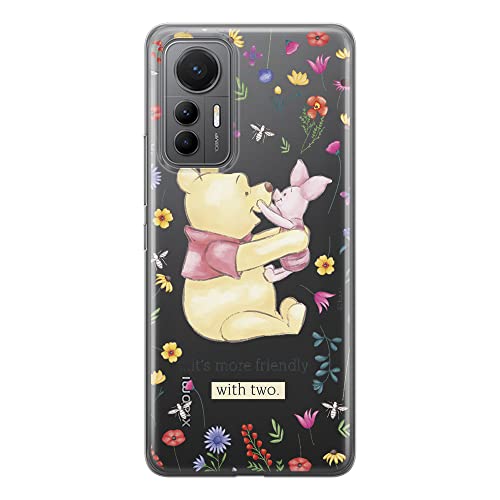 ERT GROUP etui na telefon Xiaomi 12 LITE, case oryginalny i oficjalnie licencjonowany przez Disney, wzór Winnie the Pooh & Friends 030, optymalnie dopasowane, plecki z TPU częściowo przeźroczyste