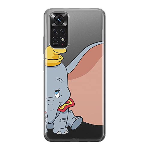 ERT GROUP etui na telefon Xiaomi REDMI NOTE 11S 4G / REDMI NOTE 11 4G, case oryginalny i oficjalnie licencjonowany przez Disney, wzór Dumbo 007, plecki z TPU częściowo przeźroczyste