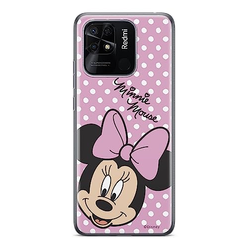 ERT GROUP etui na telefon Xiaomi REDMI 10C, case oryginalny i oficjalnie licencjonowany przez Disney, wzór Minnie 008, optymalnie dopasowane, plecki z TPU