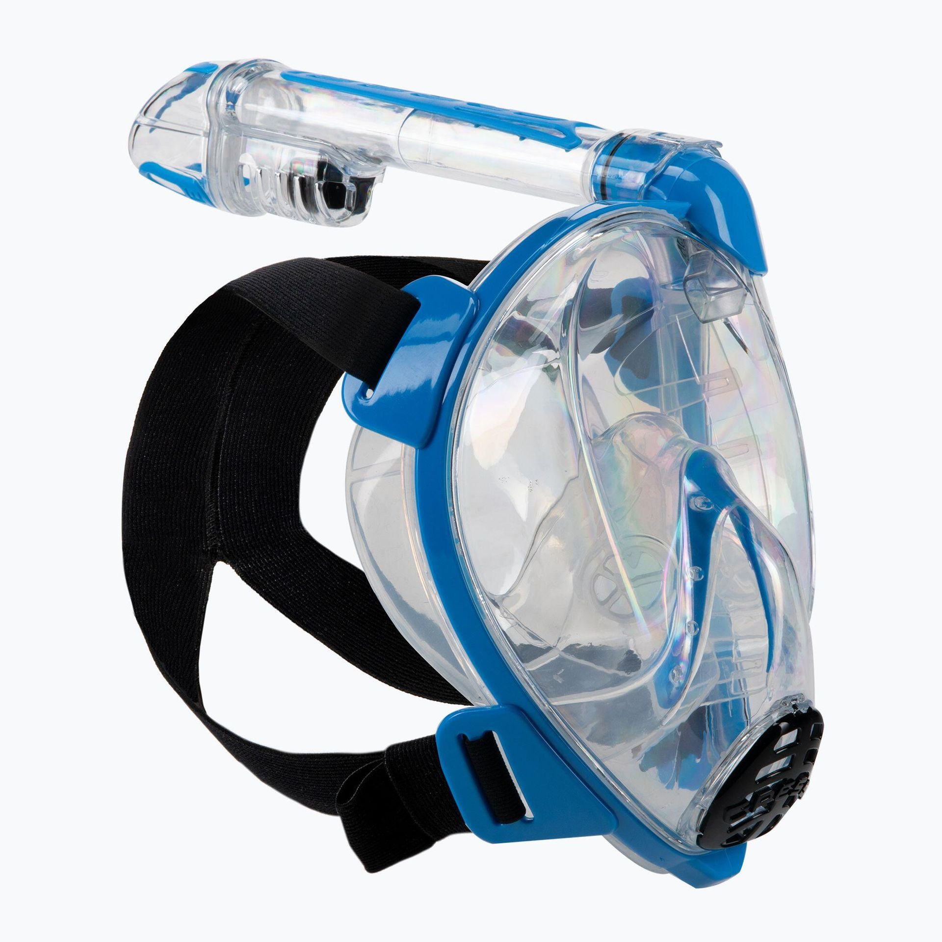 Cressi Duke Dry Full Face Mask Clear/Blue S/M