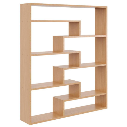 Skandynawski Regał Wiszący Lub Stojący W Kolorze Buk K5-Z21