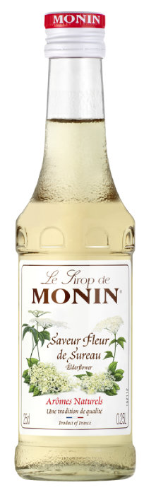 Syrop MONIN ELDERFLOWER 0,25 l - kwiat czarnego bzu