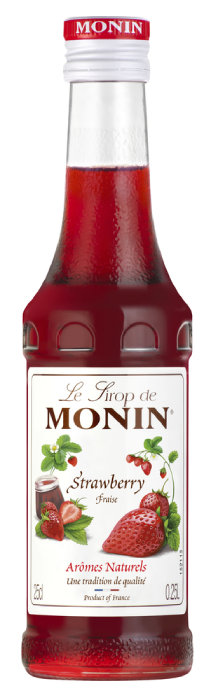 Monin Syrop STRAWBERRY 0,25 L - truskawkowy