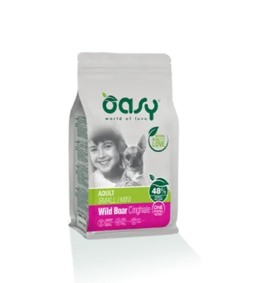Oasy Adult Small Wild Boar dla psa 800g