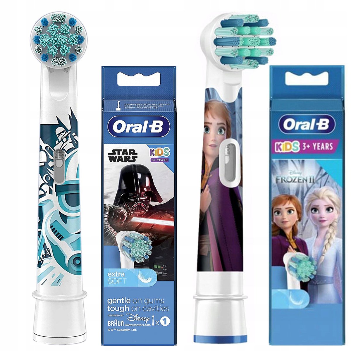 2x Końcówka Oral-B Kids Disney Star Wars Frozen
