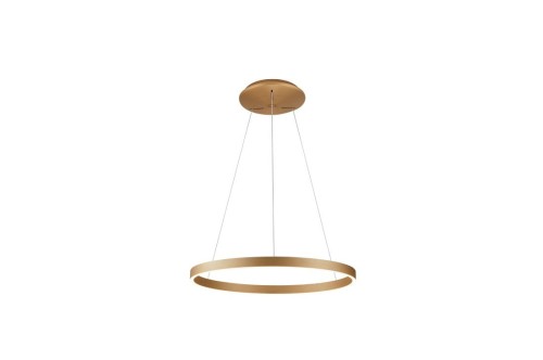Lampa ring ledowa wisząca Andrea AZ5105 100W złota