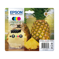 Pakiet Epson 604XL tusz czarny + 3 kolory (C13T10H64010), oryginalny