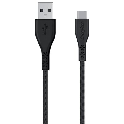 Energizer HardCase - Kabel połączeniowy USB-A do USB-C 1.2m (Czarny)
