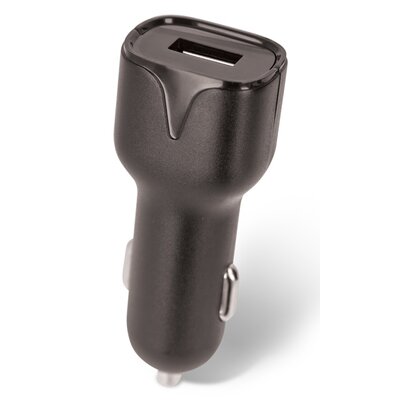 Setty ładowarka samochodowa 1x USB 2,4A czarna + kabel USB-C 1,0 m NEW