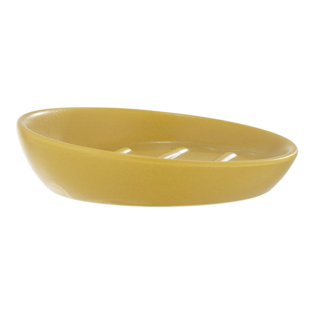 Żółta ceramiczna mydelniczka Badi – Wenko