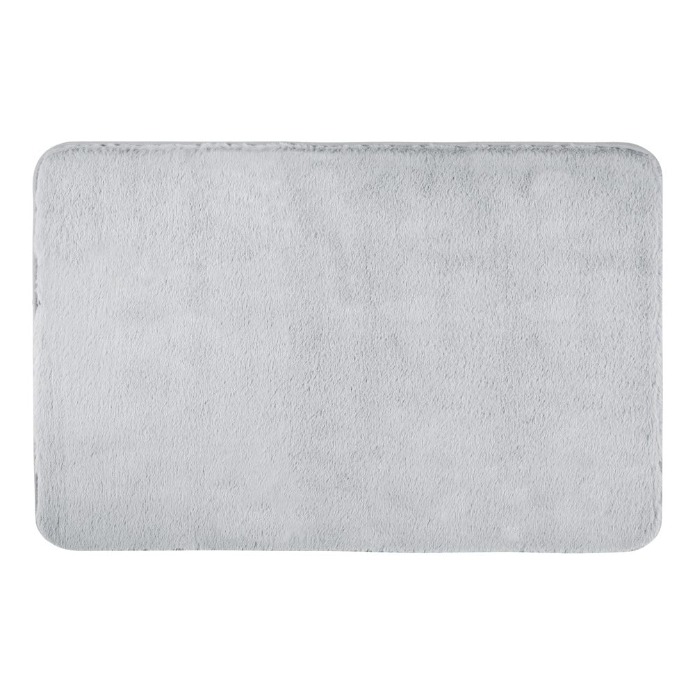 Jasnoszary tekstylny dywanik łazienkowy 50x80 cm Saravan – Wenko