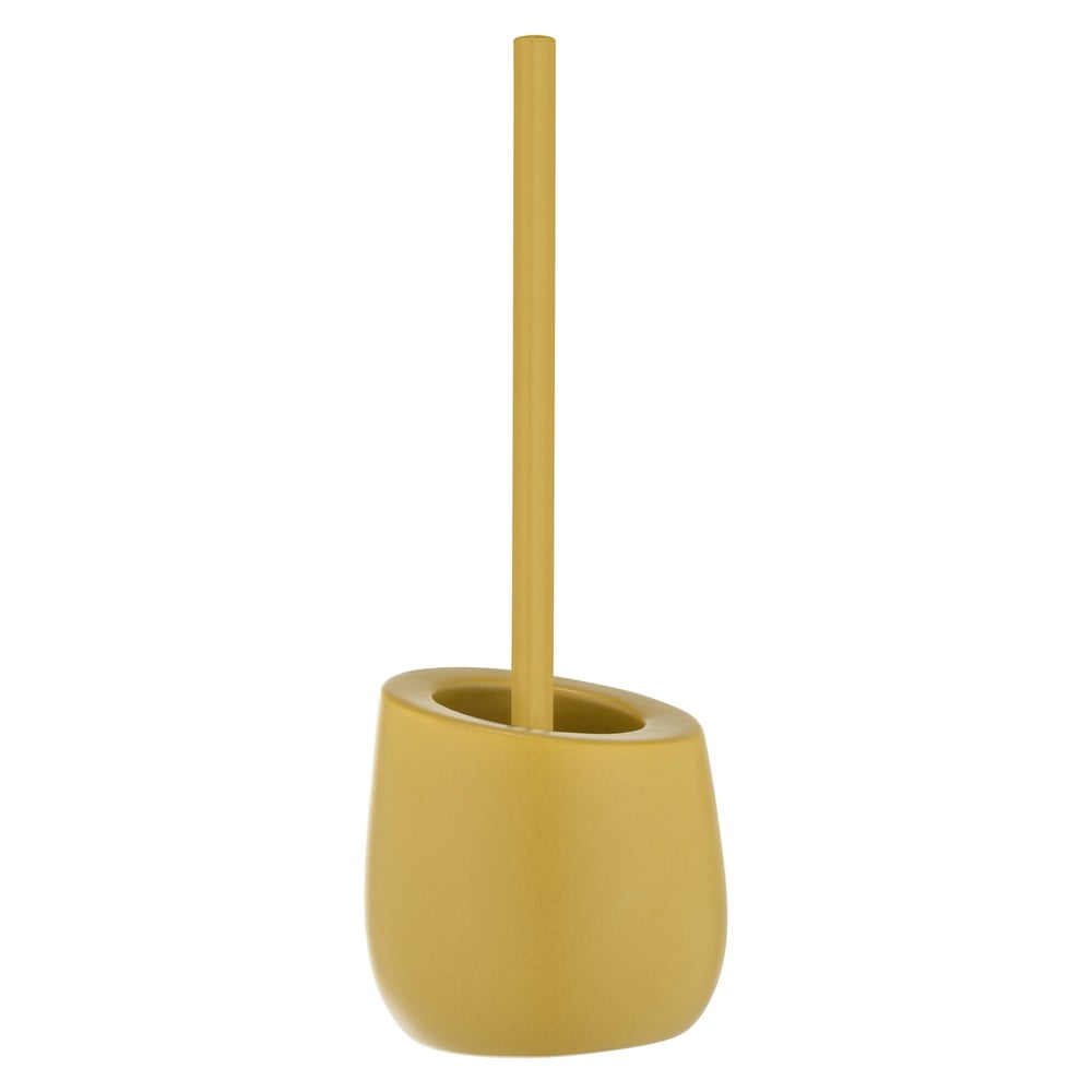 Żółta ceramiczna szczotka do WC Badi – Wenko