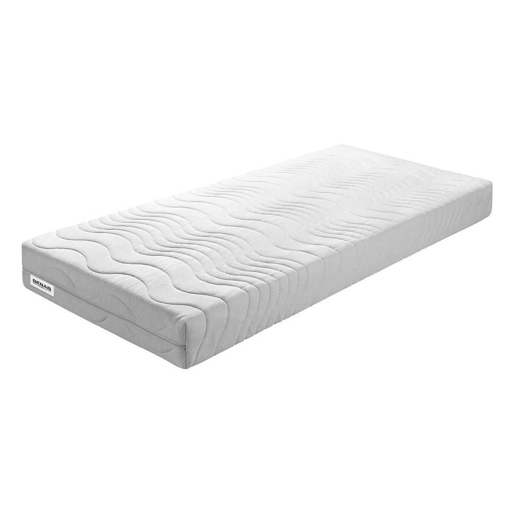 Twardy/średnio twardy dwustronny materac piankowy 90x200 cm BonLife – BENAB