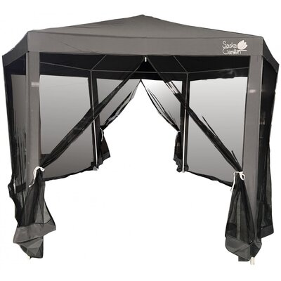 Opinie o Pawilon ogrodowy SASKA GARDEN 1050171 Szary