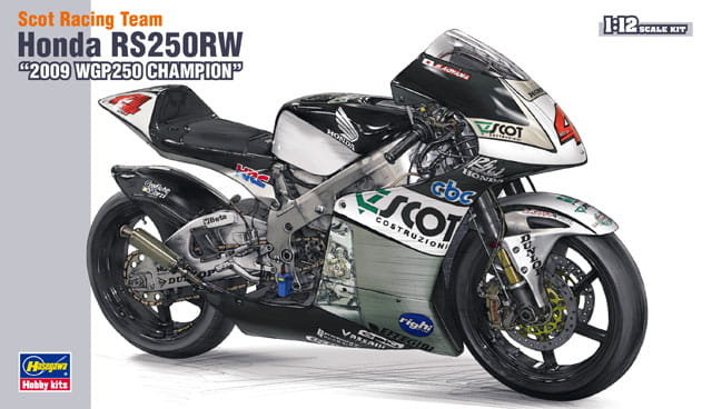 Honda RS250RW (Mistrz 2009 WGP250) 1:12 Hasegawa BK1