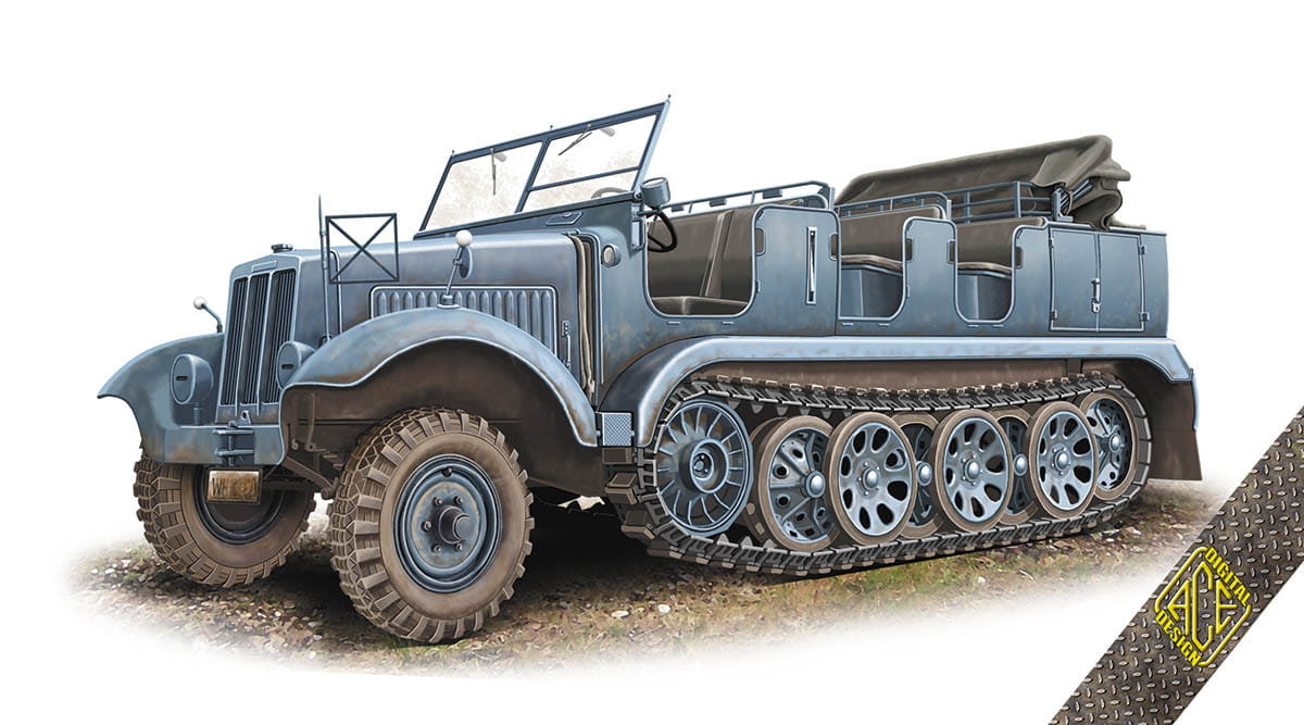 SdKfz.6/1 Zugkraftwagen 5t Artillerie 1:72 ACE 72568