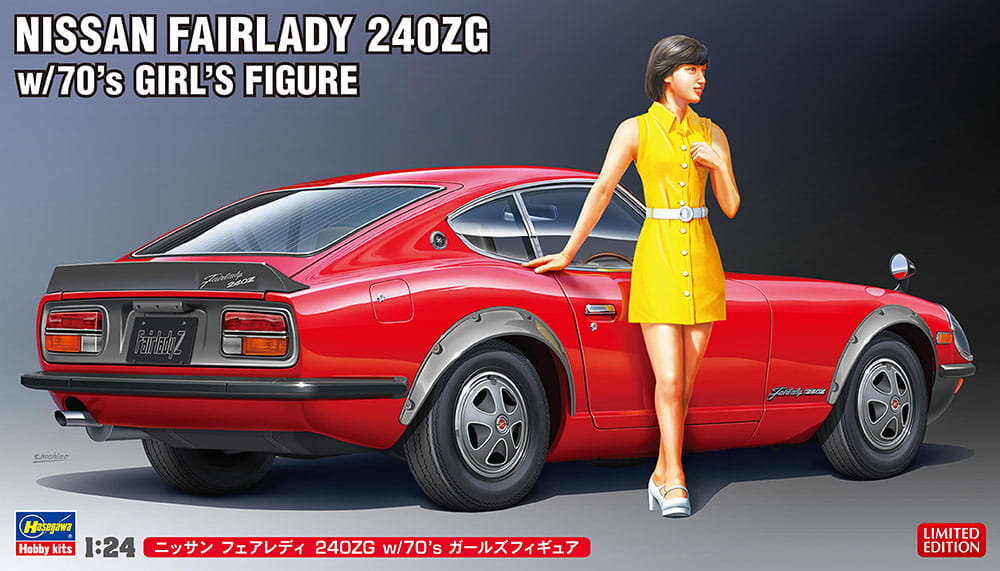 Nissan Fairlady 240ZG (z figurką) 1:24 Hasegawa SP539
