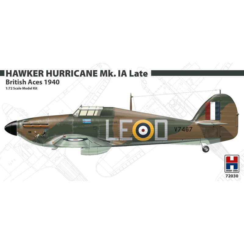 Hawker Hurricane Mk. IA Late 1:72 Hobby 2000 72030
