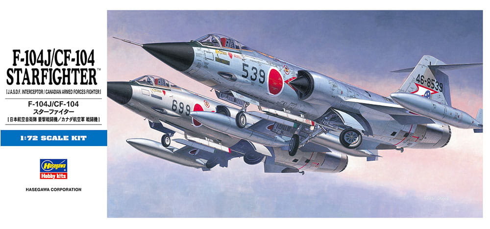 Lockheed F-104J/CF-104 Starfighter 1:72 Hasegawa D16(01446)