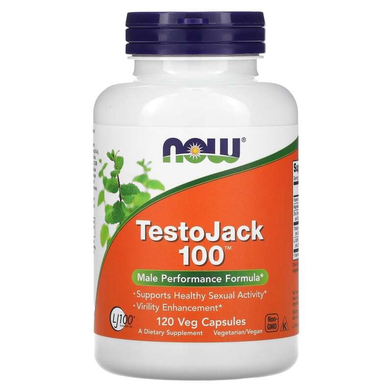 Now Foods TestoJack 100 120 vege kapsułek