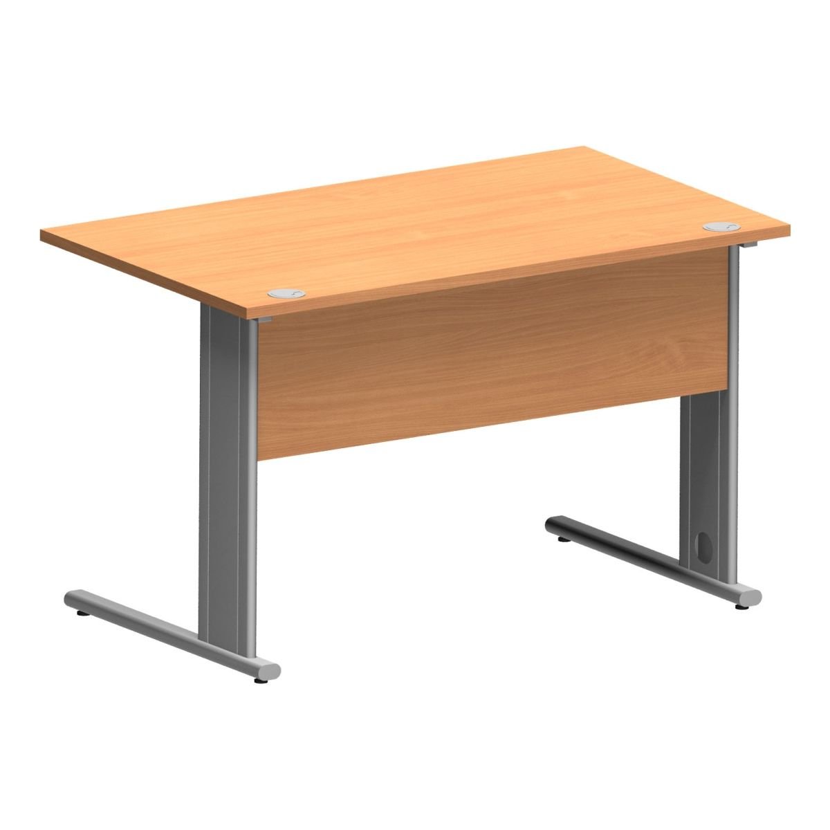 Biurko B-120-S SILVER BUK BAWARIA + SZARA PLATYNA