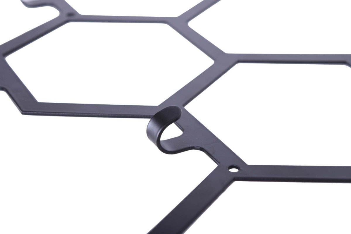 Wieszak na ubrania HEX 6 haczyków czarny 5902340320679