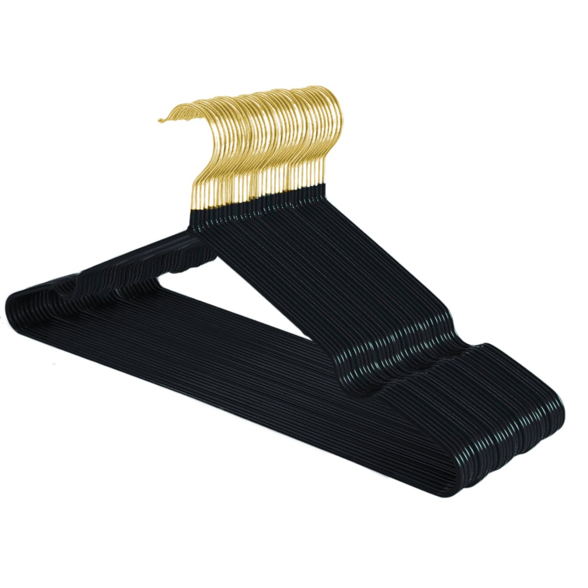 WIESZAKI NA UBRANIA UBRANIOWE ODZIEŻOWE 20 SZT [D-WU1-CZN-40CM]