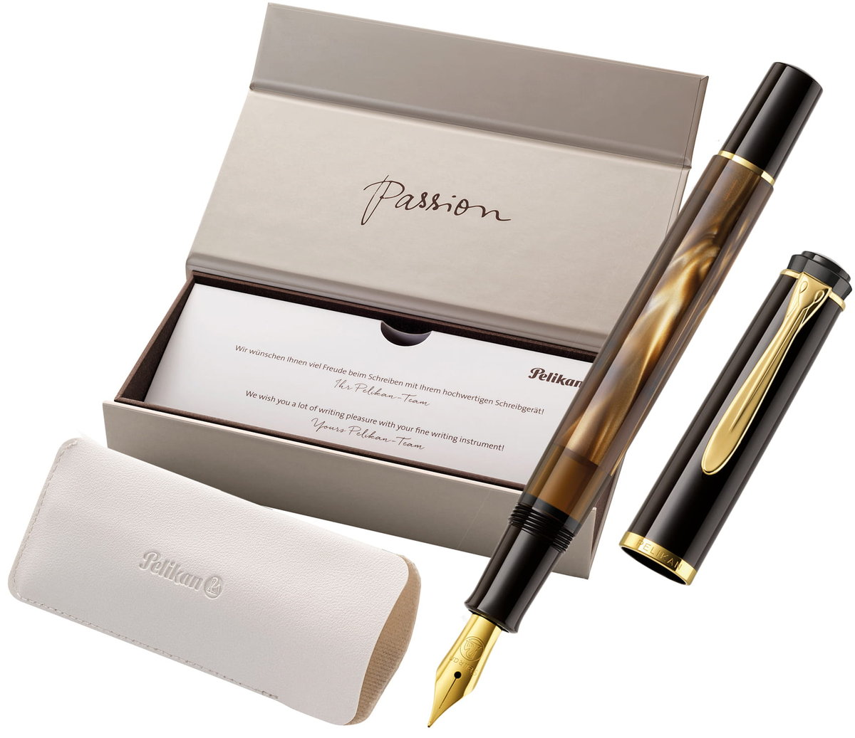 Pióro Pelikan Classic M200 F brązowe marmurkowe