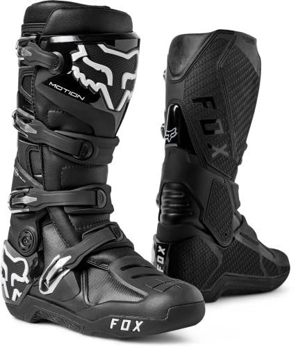 FOX RACING Motion, Buty motocyklowe Unisex-Dorosły, Czarny, 43 EU, Czarny, 43