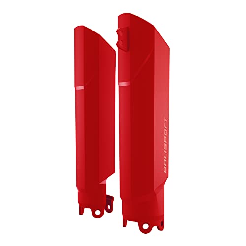 POLISPORT 8399400001 - Pełna osłona widelców surround wykonana z odpornego na uderzenia i ścieranie tworzywa sztucznego zgodnego z motocyklami BETA w kolorze czerwonym