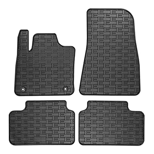 AUTO-STYLE Maty gumowe Kompatybilny z Volvo C40 Recharge 2021- (4 sztuki + system mocowania)