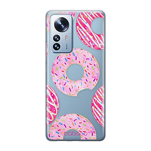 ERT GROUP etui na telefon Xiaomi 12 / 12X, case oryginalny i oficjalnie licencjonowany przez Babaco, wzór Donut 002, optymalnie dopasowane, plecki z TPU częściowo przeźroczyste