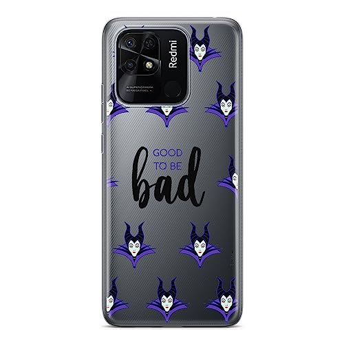 ERT GROUP etui na telefon Xiaomi REDMI 10C, case oryginalny i oficjalnie licencjonowany przez Disney, wzór Maleficent 002, optymalnie dopasowane, plecki z TPU częściowo przeźroczyste