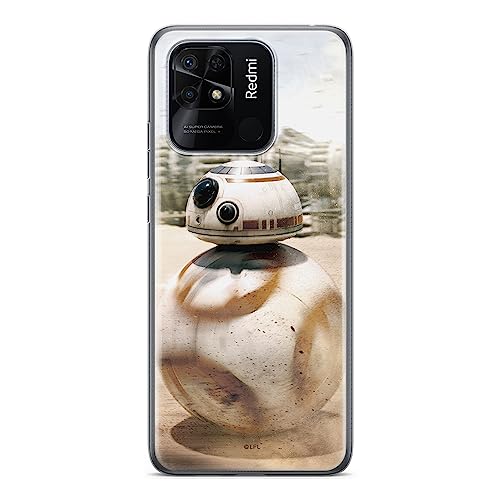 ERT GROUP etui na telefon Xiaomi REDMI 10C, case oryginalny i oficjalnie licencjonowany przez Star Wars, wzór BB 8 001, optymalnie dopasowane, plecki z TPU