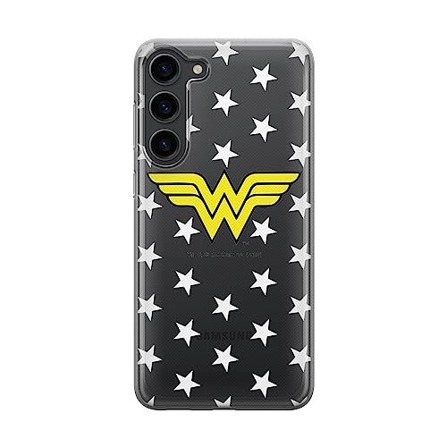 Etui Wonder Woman 006 DC Nadruk częściowy Przeźroczysty Producent: Samsung, Model: S23 PLUS