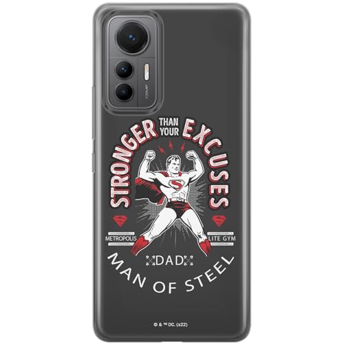 ERT GROUP etui na telefon Xiaomi 12 LITE, case oryginalny i oficjalnie licencjonowany przez DC, wzór Superman 025, optymalnie dopasowane, plecki z TPU