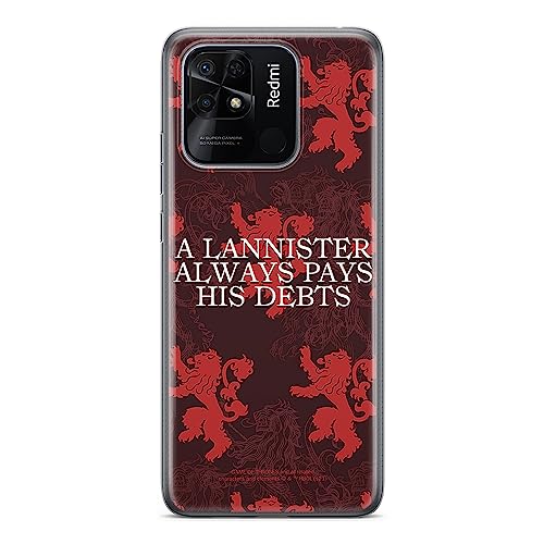 ERT GROUP etui na telefon Xiaomi REDMI 10C, case oryginalny i oficjalnie licencjonowany przez Game of Thrones, wzór 018, optymalnie dopasowane, plecki z TPU