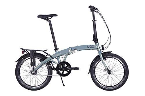 U.GO Unisex Adult Dare i3 składane koła, zielone, uniwersalne