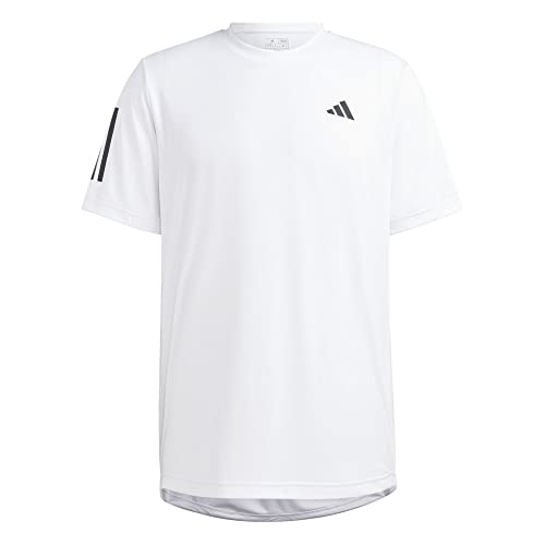 adidas Męski T-shirt (Short Sleeve) Club 3Str Tee, White, HS3261, XL