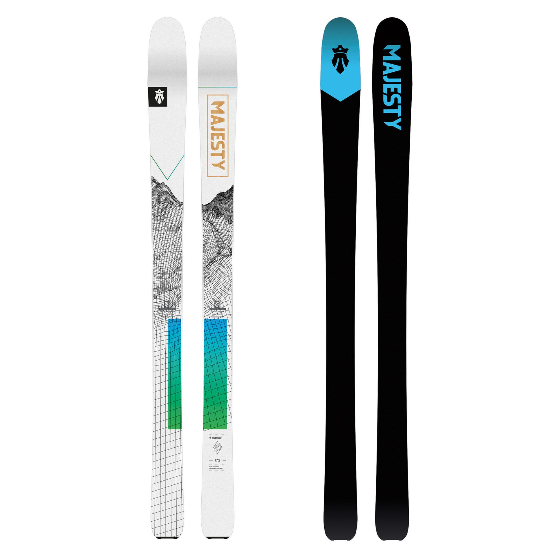 Narty Majesty Superwolf - white/blue