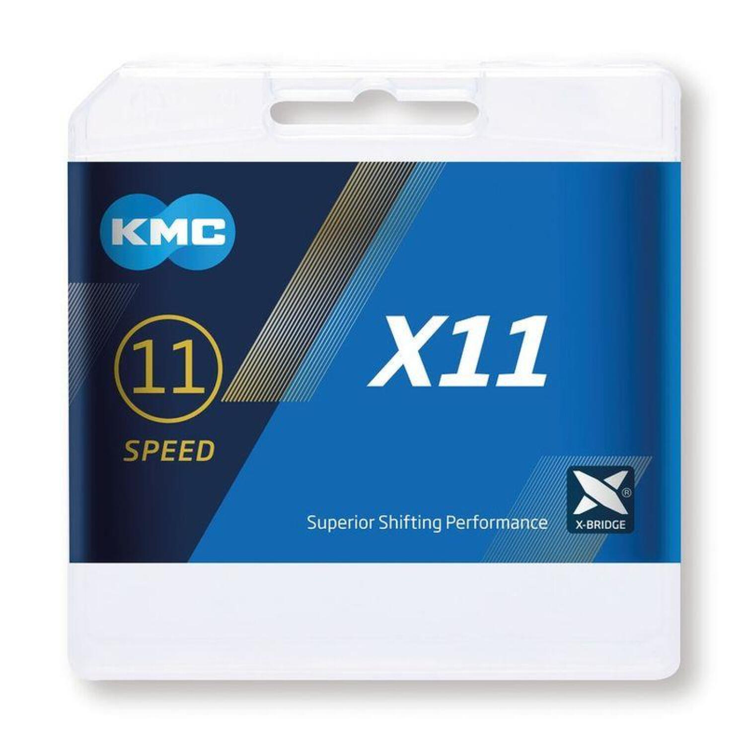 KMC X11 Łańcuch rowerowy 11-rz., silver/black 118 ogniwa 2020 Łańcuchy