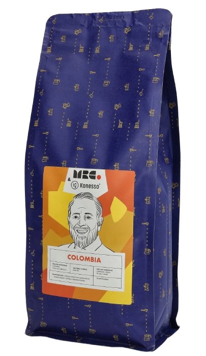 Kawa ziarnista MRC.& Konesso Kolumbia Exelso Hulia Los Hibiscus 1kg