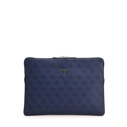 Guess Vezzola Smart 4G-Logo, Aktówka Men's, Blue, Niebieski