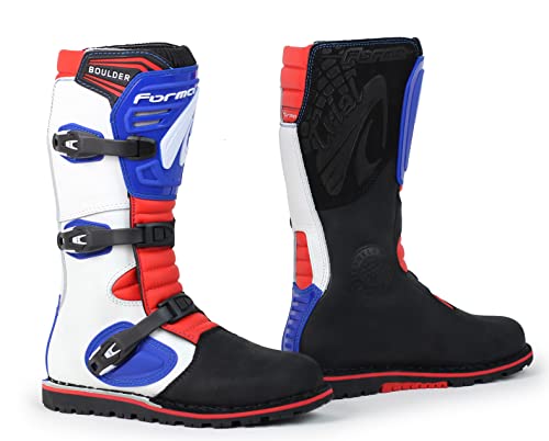FORMA BOULDER zatwierdzona CE WHITE/RED/BLUE T40