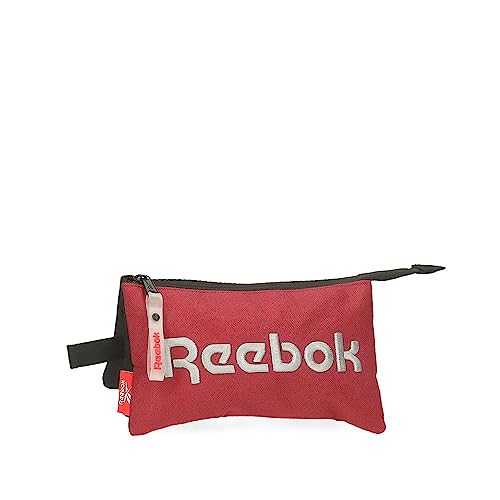 Reebok Portland Pokrowiec Trzyosobowy Czarny 22x12x5 cms Poliester, czarny, Talla única, Potrójne etui