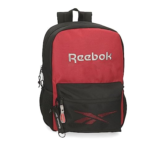 Reebok Portland Plecak na notebooka Czarny 31x44x15 cms 20,46L Poliester, czarny, Talla única, Plecak na laptopa