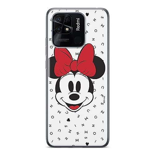 ERT GROUP etui na telefon Xiaomi REDMI 10C, case oryginalny i oficjalnie licencjonowany przez Disney, wzór Minnie 056, optymalnie dopasowane, plecki z TPU