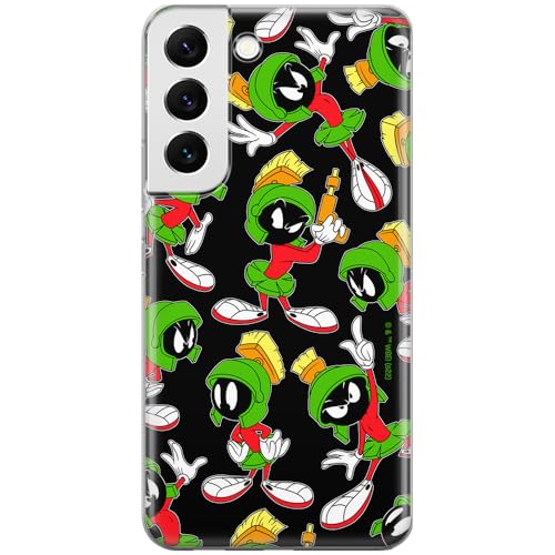 ERT GROUP etui na telefon Samsung S22, case oryginalny i oficjalnie licencjonowany przez Looney Tunes, wzór Marvin 004, optymalnie dopasowane, plecki z TPU częściowo przeźroczyste